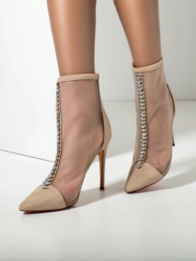 Royalfashion Damen Stiefeletten mit Stiletto-Absatz Amaelika