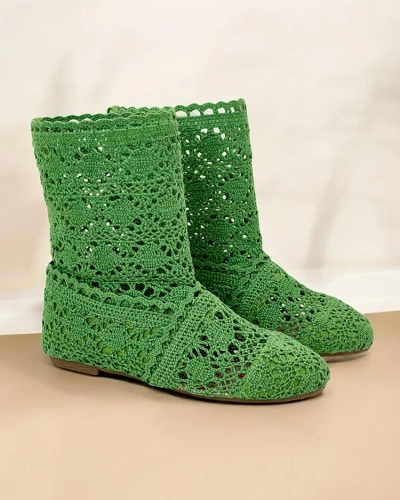 Royalfashion Durchbrochene Kinderstiefel Tolor