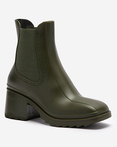 Dunkelgrüne Damenstiefel Caldala- Footwear
