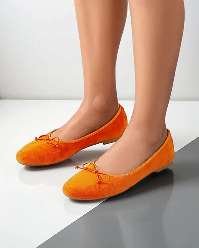 Royalfashion Damen Ballerinas mit Schleife Zaame