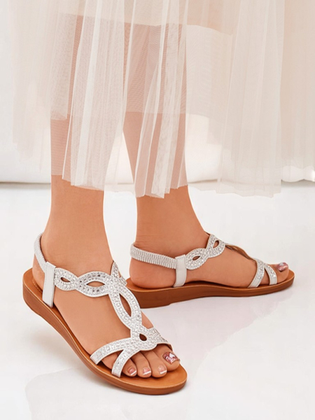 Royalfashion Damen-Sandalen mit dekorativen Riemen Lola Grace