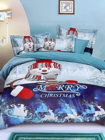 Royalfashion Weihnachtsbettwäsche 160x200 Set 3-Teile