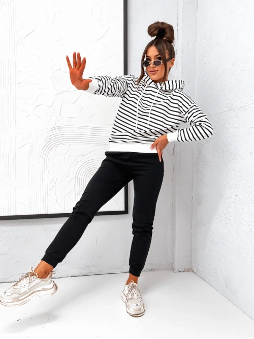 Royalfashion Жіночий комплект спортивного одягу в смужку