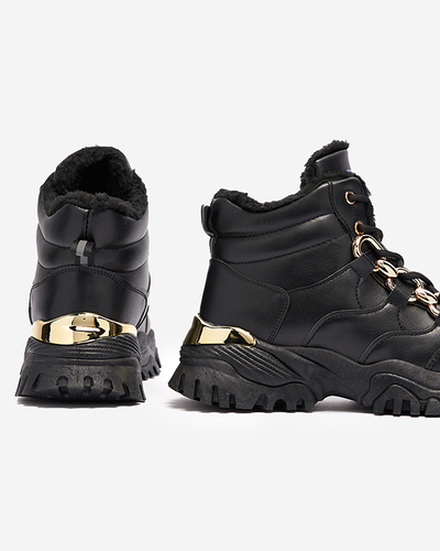 Schwarze isolierte Damen-Sportschuhe Nepolle- Footwear