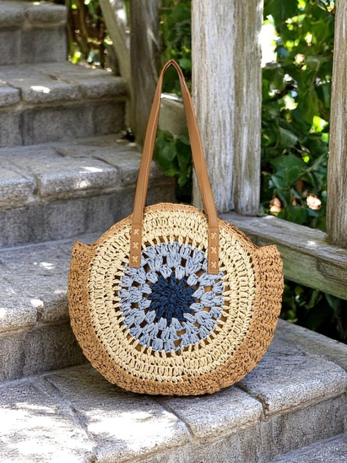 Royalfashion Жіноча солом'яна сумка Flora Grande