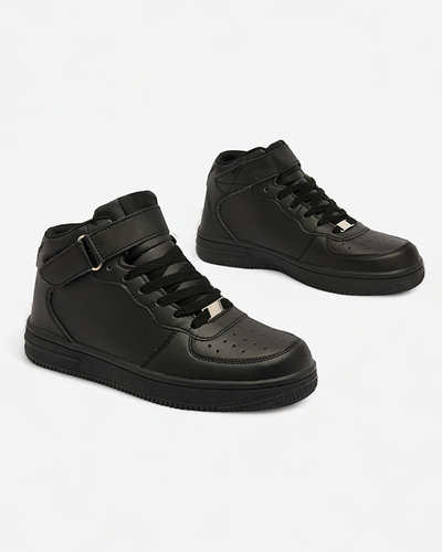 Royalfashion Sportliche Damen-Sneaker in Schwarz Futtes