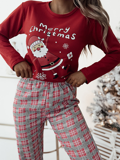 Royalfashion Red Christmas Schlafanzug für Damen