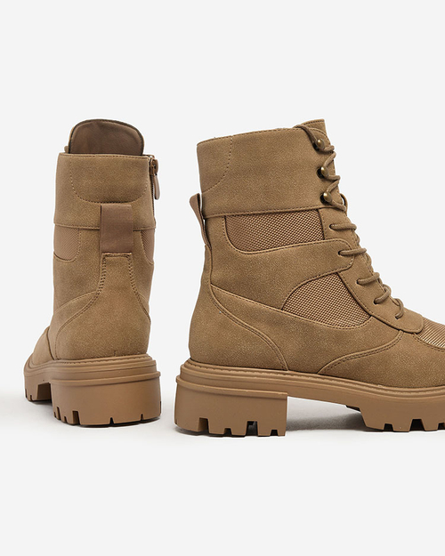 Жіночі черевики на шнурівці Royalfashion Hovienta