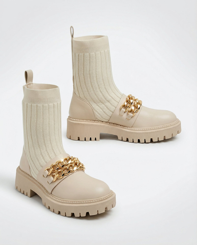 Royalfashion Elegante Damenstiefel mit Ornament Olluf