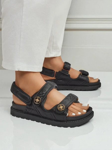 Royalfashion Damen-Sandalen mit dickerer Sohle Vivere