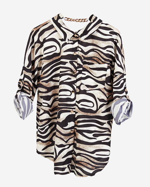 Жіноча сорочка з малюнком на ланцюжку - Одяг