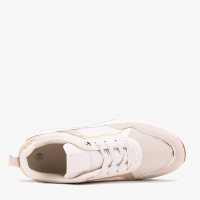Nakobi beige Damen Sportschuhe - Schuhe