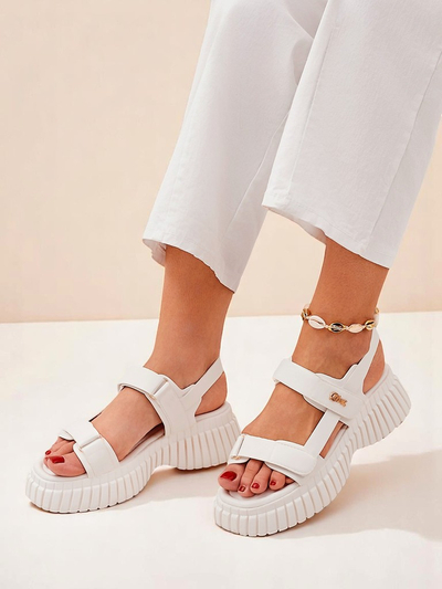 Royalfashion Damen-Sandalen mit dickerer Sohle Hortez