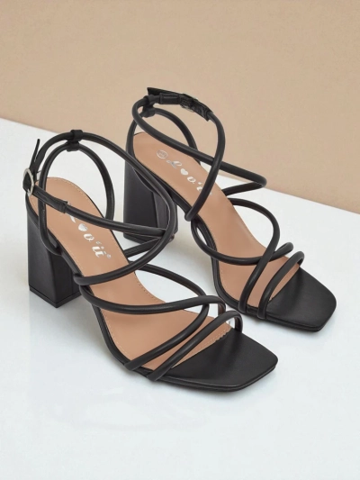 Royalfashion Damen Blockabsatz Sandalen Elysia
