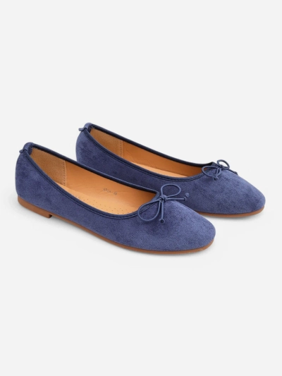 Royalfashion Damenflats mit einer Schleife Zaame