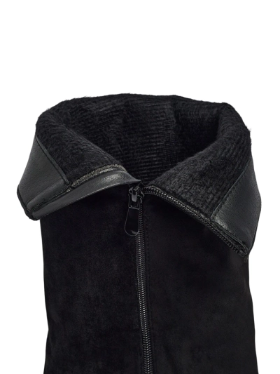 Damen Kozaki Öko-Wildleder mit Schaft Ismara