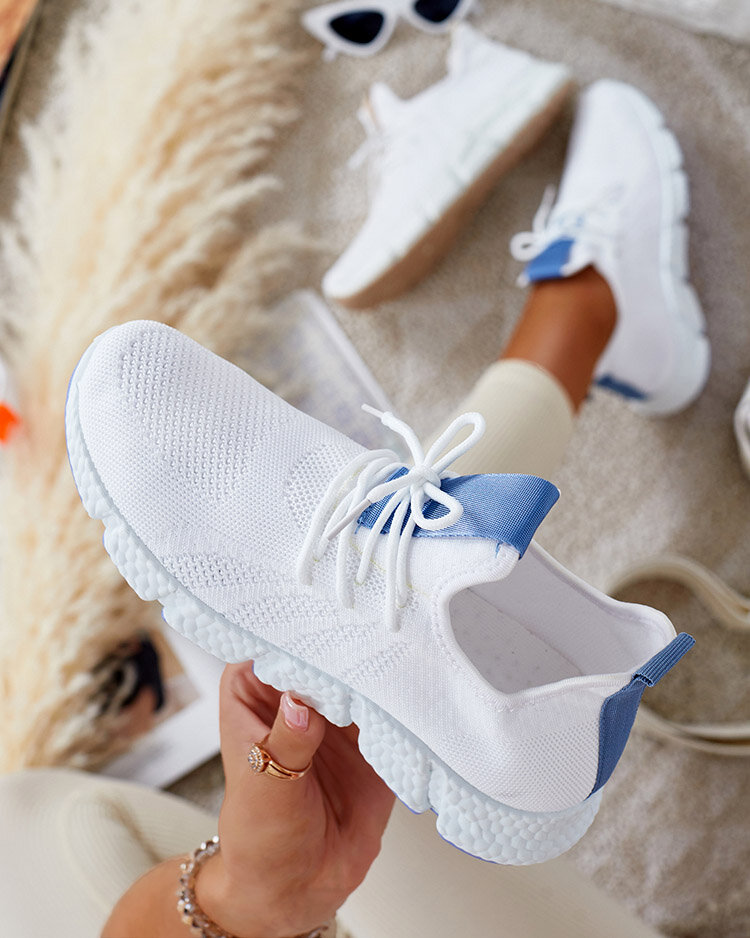 Baym Damen-Sportschuhe in Weiß und Blau - Schuhe