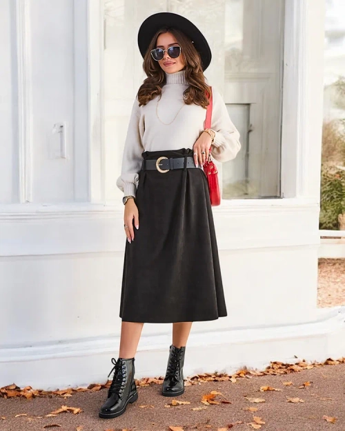 Жіноча міді-спідниця Royalfashion у стилі сукні