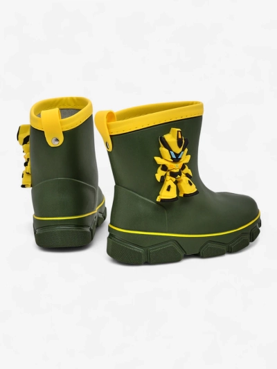 Royalfashion Kinder Gummistiefel mit Roboter Power Robot