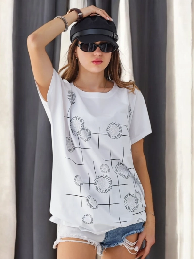 Royalfashion Damen Baumwoll-T-Shirt mit Druck