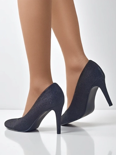 Royalfashion Glitzernde Damen-Stiletto-Absätze Enen