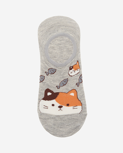 Bunte Damensocken mit Animal-Print 3/Pack - Unterwäsche