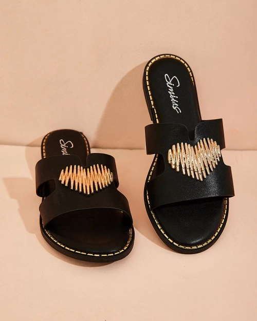 Royalfashion Жіночі шльопанці Olis на плоскій підошві