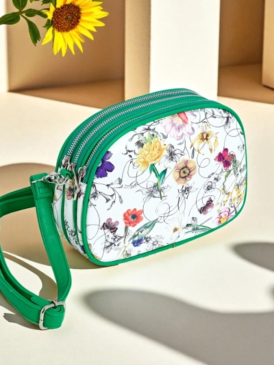 Royalfashion Kleine Damenhandtasche aus Öko-Leder Floriana