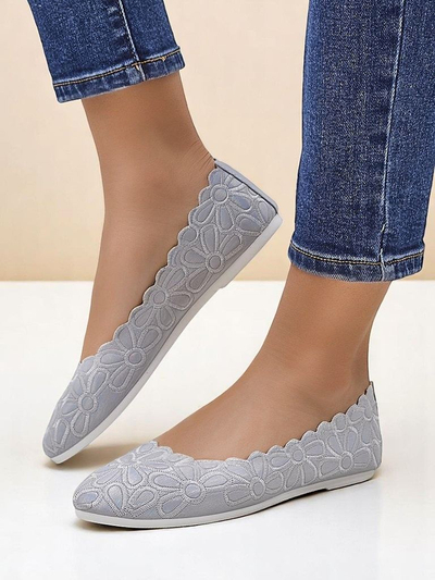 Royalfashion Floral Damen-Ballerinas Magerro
