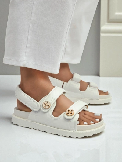 Royalfashion Damensandalen mit dickerer Sohle Vivere