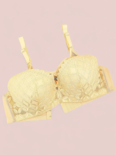 Royalfashion Damen gepolsterter BH mit Spitze