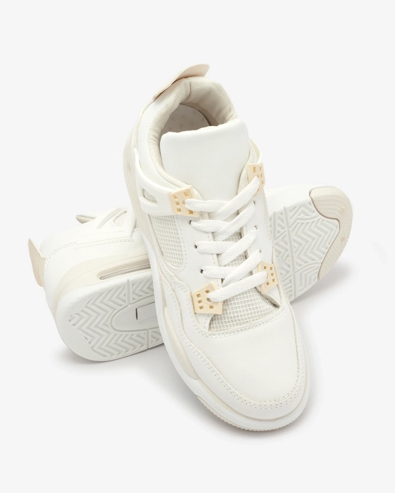 Creme Damen Sportschuhe Evoile- Footwear