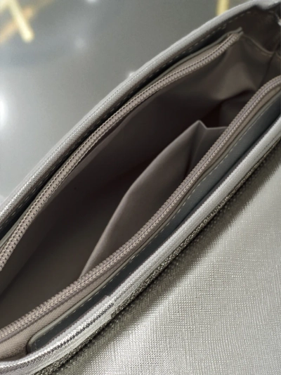 Zyora Damen-Clutch mit Zirkonia-Steinen