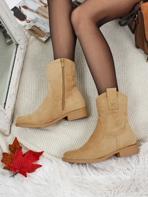 Жіночі ботильйони з еко-замші Kelmoria