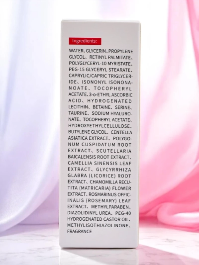Glättendes Serum mit Vitamin A und Hyaluronsäure