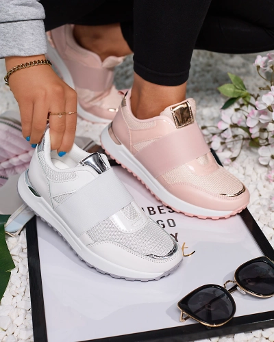 Damen-Slipper in Weiß Wecale- Footwear