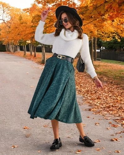 Royalfashion Damen-Midirock