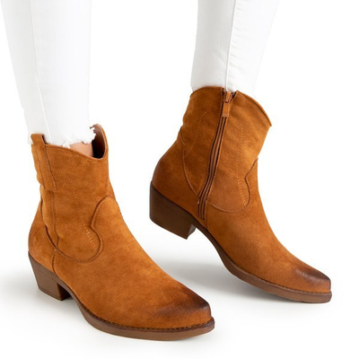 Braune Cowboystiefel Sahara - Schuhe