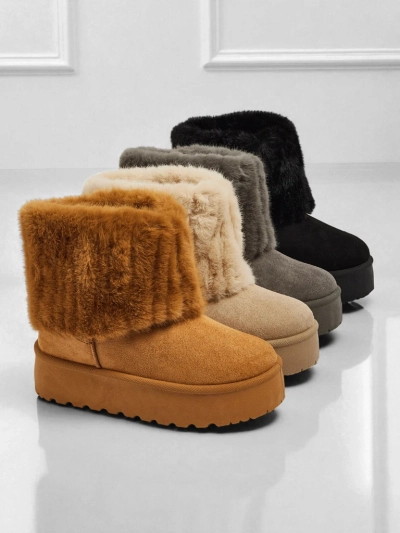 Damen Schneestiefel mit Fell Irelle