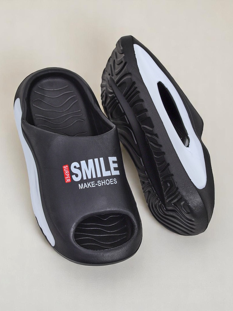 Royalfashion Universelle Gummi-Flip-Flops Super Smile