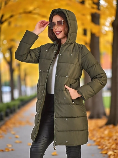 Royalfashion Damenjacke mit abnehmbaren Ärmeln