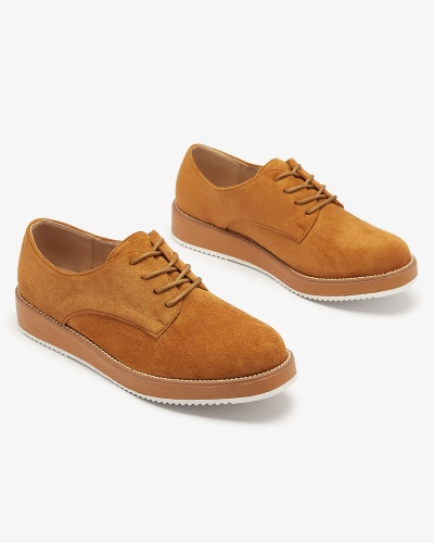 Damen Schnürhalbschuhe a'la oxfords in der Farbe camel Oksila - Footwear