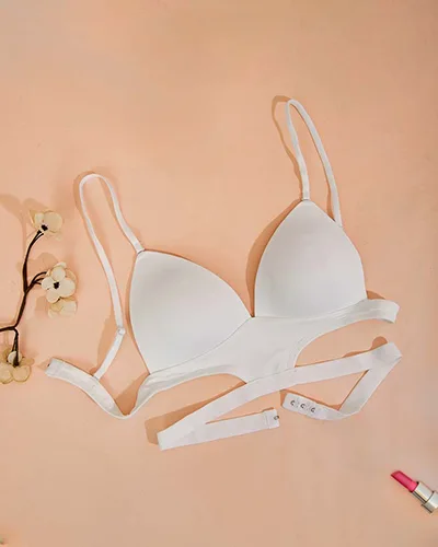 Royalfashion Damen-BH mit dekorativen Trägern