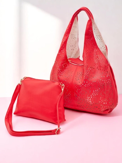 Royalfashion Große Damen-Shopper-Tasche Lira Lace