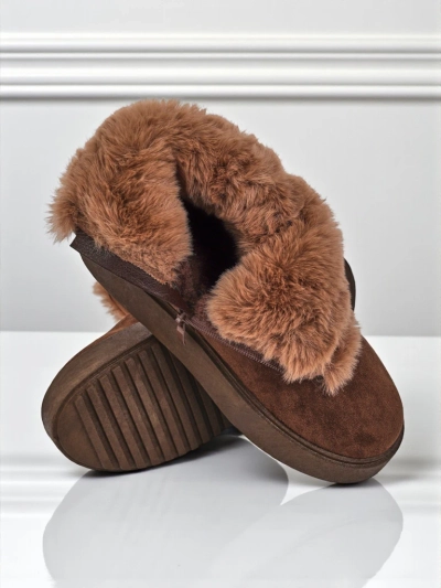 Royalfashion Kurze Damenstiefel im Schneestiefel-Stil Winter Crest