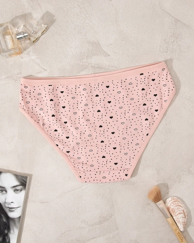 Royalfashion Pink Printed Women's Panties