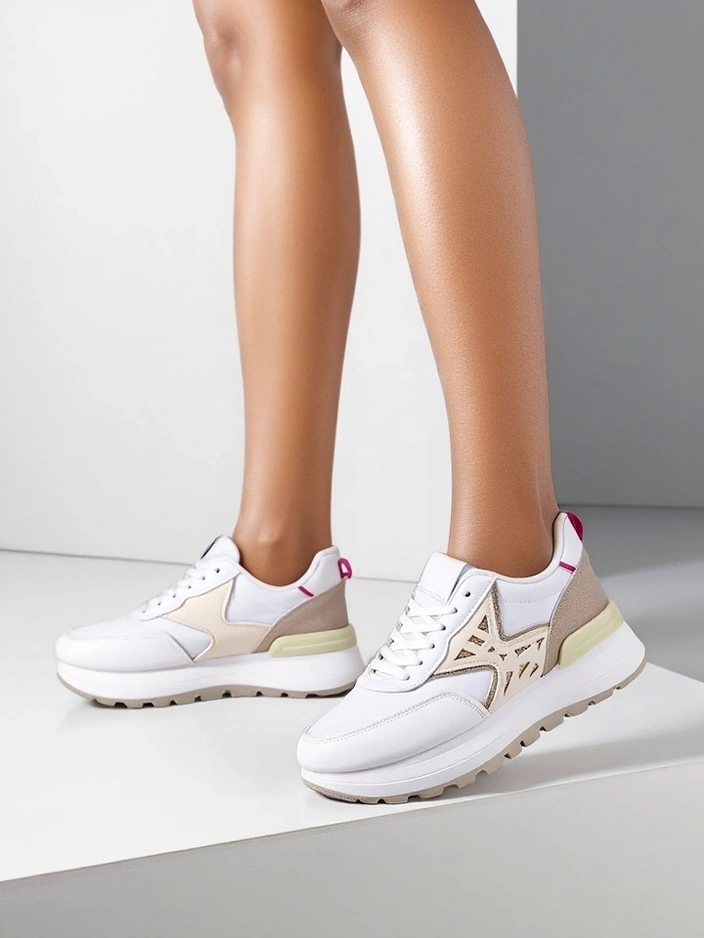 Royalfashion Damen-Sneaker mit Glitzer Senues