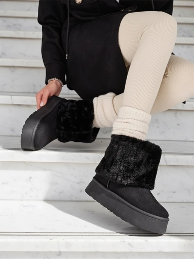Royalfashion Stiefel a'la Schneestiefel für Frauen Renutis