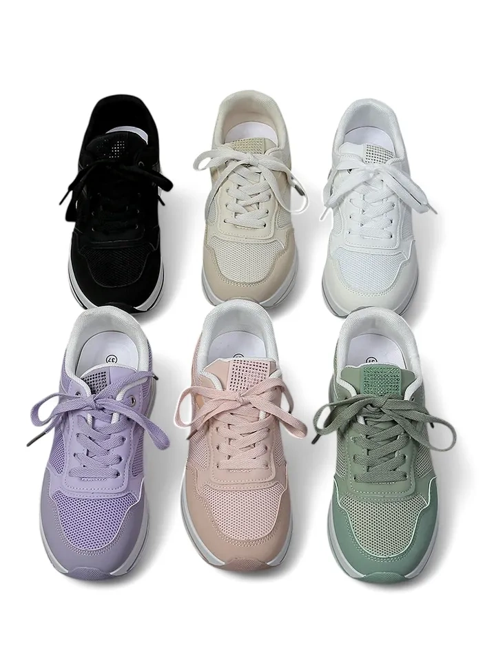 Royalfashion Damen Sport Sneakers auf einer Plattform Revided