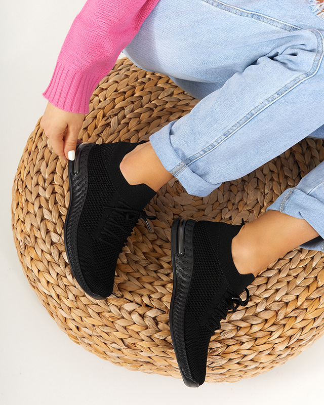 Polermo schwarze Damen Sportschuhe - Schuhe